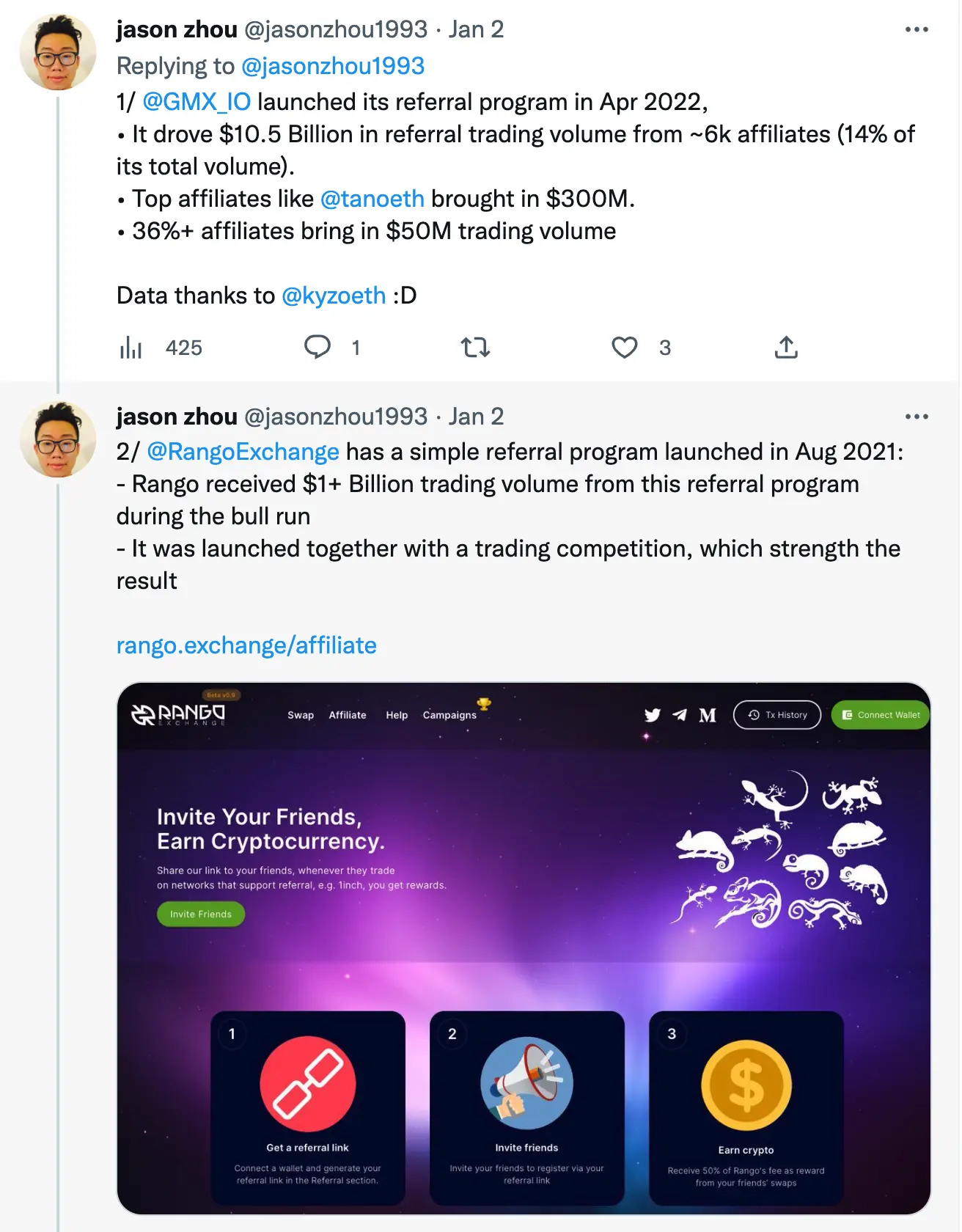 Jz's examples of using referral