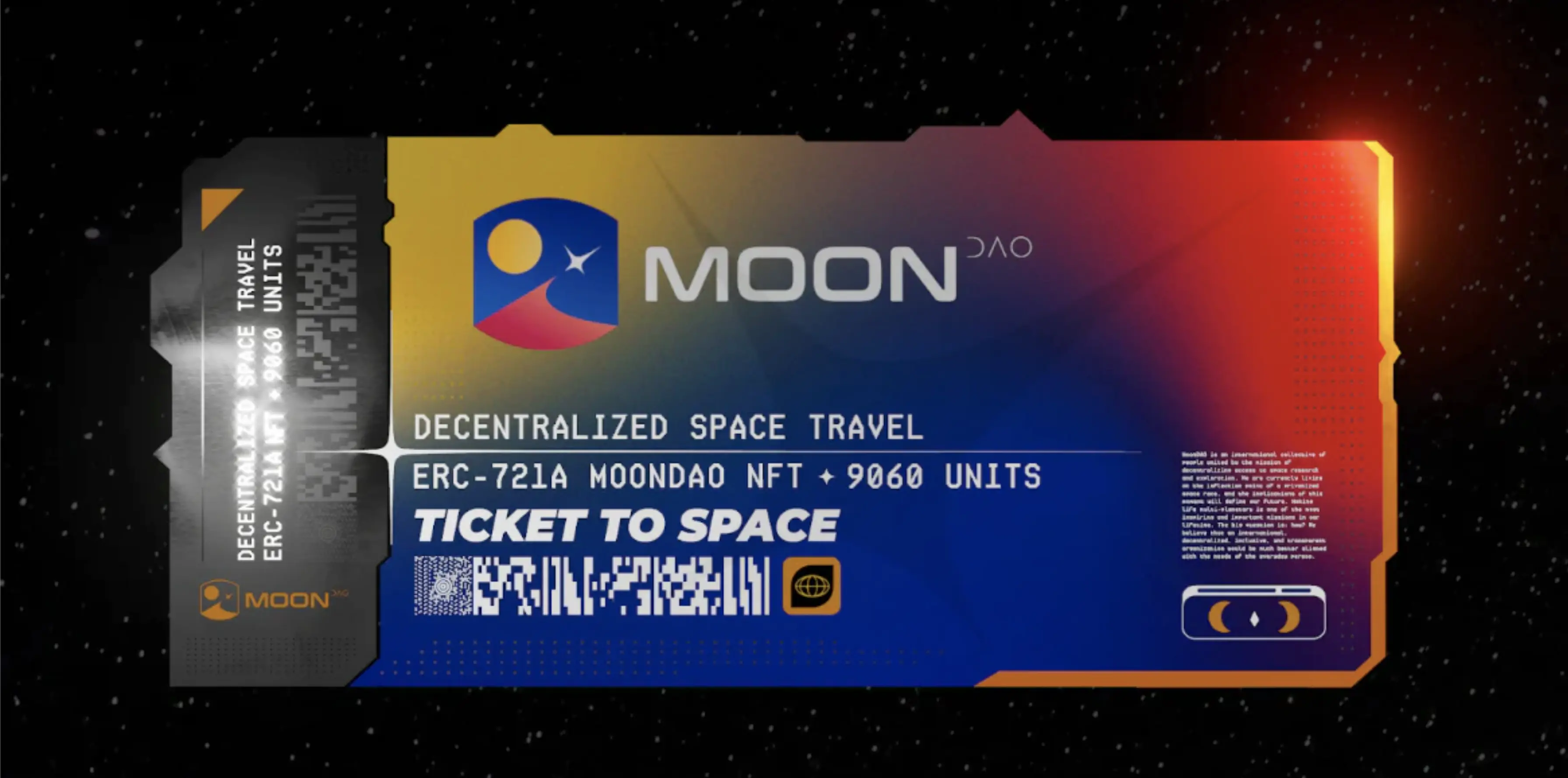 MoonDAO's Ticket to Space NFT